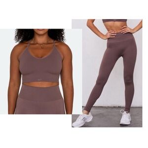 SET Active Sculptflex Pepper Sports Bra and Leggings Set